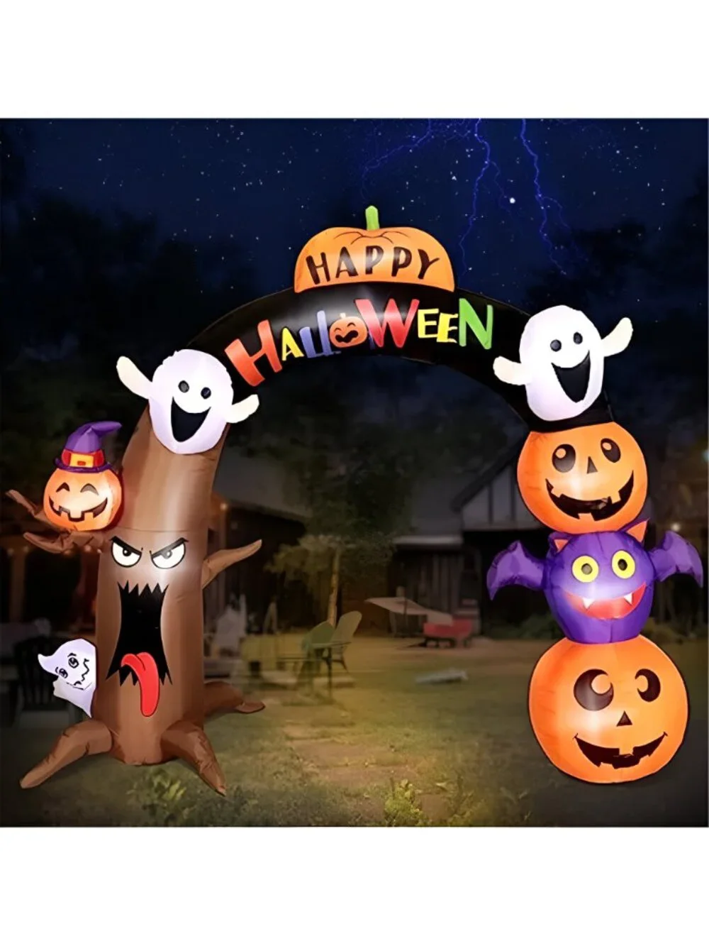 10FT Long&8FT Tall Gaint Halloween Inflatable Decorations Dead Tree